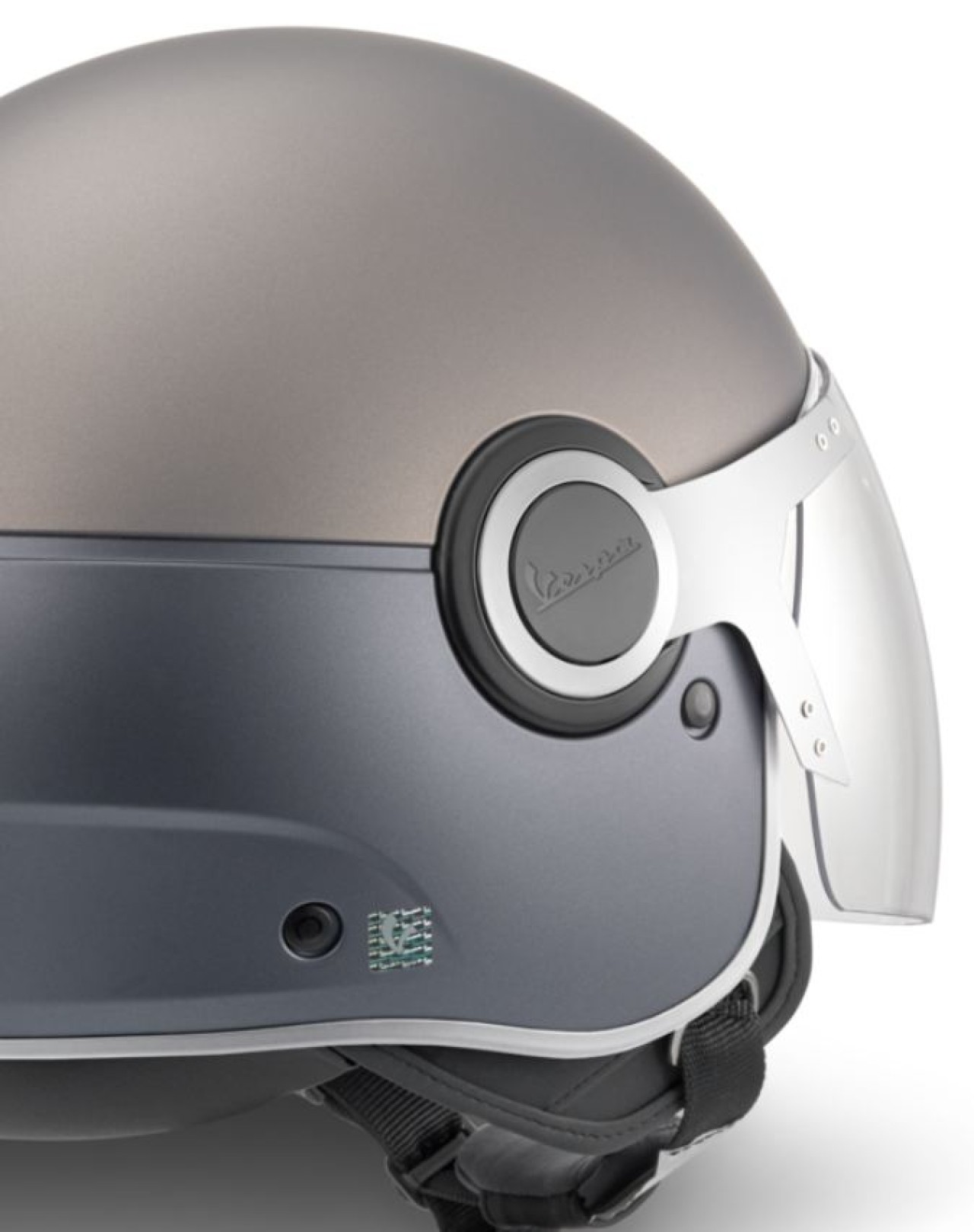 Vespa Jethelm Demi Jet, Argentario titanium